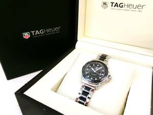 本物税込タグホイヤー フォーミュラ1 デイト 12Pダイヤ【TAG HEUER】クオーツ レディース腕時計★電池交換済