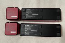 【中古動作品】ソニー SONY SRS X33レッド×2台、X11レッド×2台、ステレオ分岐ケーブル、USBケーブル×2、Bluetooth スピーカー _画像6