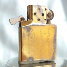 1111円～ ZIPPO 美品 ソリッドブラス SOLID BRASS ダブルイヤー 1932-1989 真鍮 ジッポ 1989 ジッポー オイルライター 限定_画像5