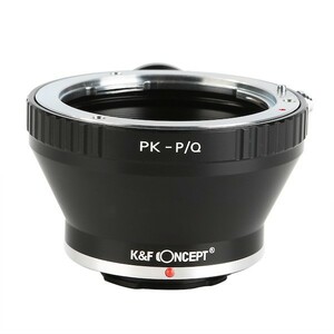 K&F Concept レンズマウントアダプター KF-PKQ-T (ペンタックスKマウントレンズ → ペンタックスＱマウント変換）三脚座付き