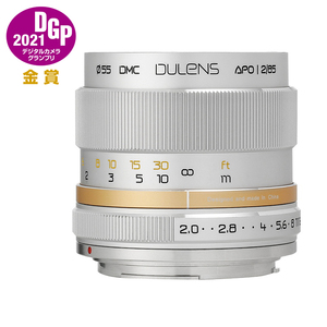 毒鏡 DULENS APO 85mm F2 単焦点レンズ シルバー ニコンFマウント フルサイズ 中望遠