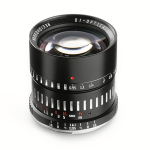 銘匠光学 TTArtisan 50mm f/0.95 C Lマウント(APS-C) ブラック×シルバー 中望遠