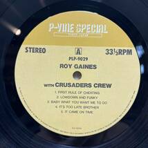 LP / Roy Gaines With The Crusaders Crew / Disk良好 PLP-9029_画像5
