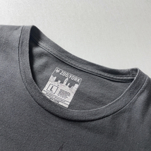 ZOO YORK メンズ XL 相当 ロング丈 NY ポップ アート プリント 半袖 Tシャツ チャコール グレー 黒 ブラック マルチカラー 綿 ズーヨーク L_画像5
