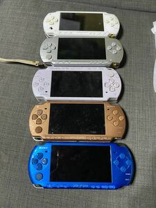 ソニー　PSP 5台まとめ売り　未チェック　PSP-1000 PSP-2000 PSP-3000