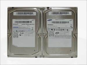 SAMSUNG 3.5インチHDD HD400LD 400GB IDE 2台セット #11566