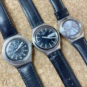 ●可動ジャンク● ３本まとめ売り swatch IRONY クォーツ 必ず説明文お読み　526