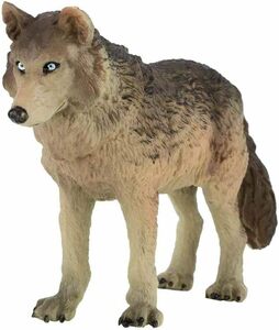 グレー 動物フィギュア 狼 おもちゃ ウルフ ミニ 狼モデル 生き生き おしゃれ 6歳以上 ウルフ模型 教具 動物認知 子供 キッ
