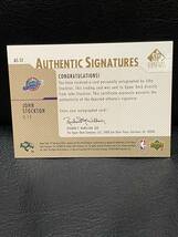 【NBA SUPER rare】 JOHN STOCKTON 03-04 SP SIGNATURE EDITION/AUTHENTIC SIGNATURES/ 11/50_画像2