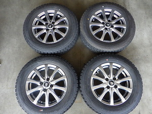 2211-561　MANARAY SPOR　アルミホイール＆スタッドレスタイヤ　175/70R14　2017年　4本セット