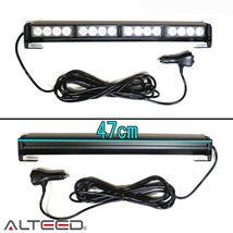 ALTEED/アルティード LEDライトバー 青色発光 45cmサイズパトランプバー 自動車用フラッシュライト 12V24V兼用_画像7