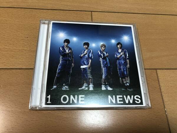 送料込 NEWS ONE -for the win- CD 2014年 ペイントシール付き