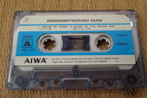 X68 　アイワ　デモンストレーションテープ　ナオミの夢　朝日のあたる家　カセットテープ