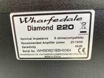 【JN81】(O) 美品 Wharfedale Diamond 220 ワーフェデール スピーカー 説明書 ハイブリッドインシュレーター付き 動作確認OK 中古現状品_画像10