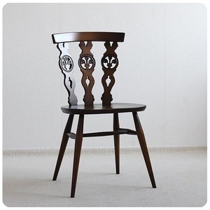 イギリス ヴィンテージ アーコールチェア ERCOL 木製椅子 アンティーク 家具「シスルバックチェア」V-897