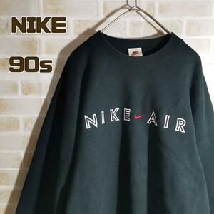 NIKE ナイキ 90s スウェット トレーナー 黒 センターロゴ