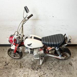 254＊埼玉県白岡市直接引取限定 中古品 HONDA ホンダ モンキー Z50J7 レッド 不動品 現状品＊