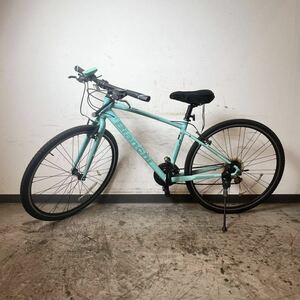 254＊中古品 Bianchi ビアンキ C-SPORT1 アルミクロスバイク SHIMANO Acera 24段ギア 700×35C 現状品＊