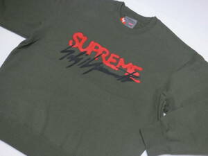 シュプリーム Yohji Yamamoto Crewneck 新品未使用！国内正規品！半タグ付 Olive Supreme