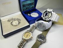 G4 京都買取品 GーSHOCK タグホイヤー BMW CITIZEN 時計 SEIKO STOP WATCH／ジャンク 中古品_画像1