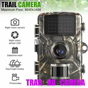 「送料無料」トレイルカメラ 赤外線暗視 16Mp 4K HD1080p,IP66,防水ホームセキュリティカメラ,屋外防犯 狩猟監視 カラーディスプレイcs