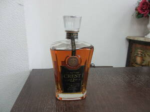 51894 酒祭 洋酒祭 サントリー クレスト 12年 700ml 43度 未開栓 古酒 ウイスキー SUNTORY CREST