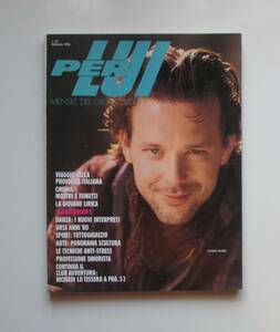 Per Lui　伊 ペルルイ　1986年 n. 35 洋雑誌 　Mario Testino/Perry Ogden/Tony Viramontes 