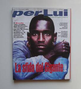 Per Lui　伊 ペルルイ　1989年 n.77 洋雑誌 　Juergen Teller/Pino Guidolotti/Henry Leutwyler 