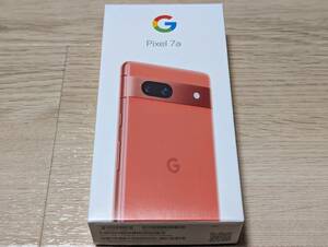 【グーグル】 Google Pixel 7a 128GB Coral コーラル SIMフリー 【新品同様】