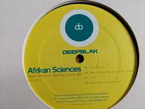 12"AFRIKAN SCIENCES-BOSS NOVA'S SECOND PASS EP,DEEPBLACK,AYBEE,AFRO,JOE CLAUSSELL,DJ JUS-ED,ANTON ZAP,MOVE D,VAKULA