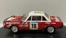 プロゲットK 1/43 ランチア フルビア1600クーペHF 1974 WRCサファリラリー S.ムナーリ 3位 Marlboro-LANCIA_画像4