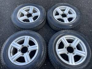 売切1円スタート!ジムニーJB23W,175/80R16,PCD139.7,5.5J,オフセット20,ヨコハマアイスガードG075,2016年製,スタッドレスタイヤ4本セット