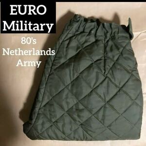  редкий 80's Old евро милитари Голландия армия стеганое полотно подкладка Army брюки KL gebr.v.d.kloot meijburg Голландия армия 1987 год производства 