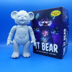 MILK BOY TOYS　THE IT BEAR　SOFT VINYL ASSEMBLY KIT -LEVEL HARD-　組立済み　灰色　ミルクボーイトイズ　イットベアー