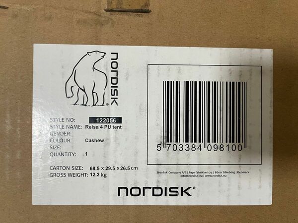 NORDISK Reisa 4PU 4人用テント