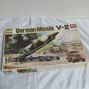 【未組立】日本製 永大 1/76 Garman Missile V-2号 Kit No.712-600 Eidai ドイツ軍 ミサイル　プラモデル　1110-d3-sa6