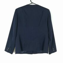 1円 イートン 上着 カンコー 冬物 女子 学生服 中学 高校 紺 制服 中古 ランクC NA2891_画像2