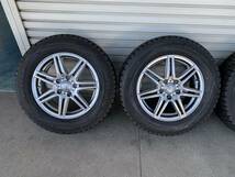 中古タイヤ スタッドレスタイヤ ホイールセット 4本セット 215/65R16 　 SIBILLA NEXT Z7 16x6.5 53 114.3-5穴 ダンロップ WINTER MAXX_画像2