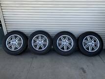 中古タイヤ スタッドレスタイヤ ホイールセット 4本セット 215/65R16 　 SIBILLA NEXT Z7 16x6.5 53 114.3-5穴 ダンロップ WINTER MAXX_画像1