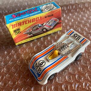 未使用【マッチボックス 】56 HI-TAILER イギリス製　LESNEY MATCHBOX ミニカー　デッドストック　箱付き　SuperFast 1974