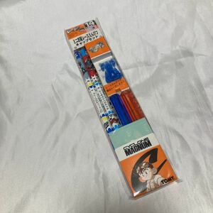 未開封【ミニ四駆レースえんぴつ】キャップセット　14 レッツ&ゴー　サイクロンマグナム　クリアキャップセット　ブルークリア消しゴム