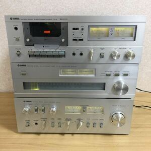 YAMAHA ヤマハ CA-X11 TC-5 CT-G1 プリメインアンプ アンプ ステレオ カセットデッキ AM FM チューナー オーディオ機器 ジャンク 11 ス4521