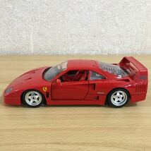 Bburago ブラーゴ BRAGO フェラーリ Ferrari F40 1/18 1987 イタリア製 レッド 赤 自動車 車 ミニカー モデルカー おもちゃ 11 ス 4524_画像2