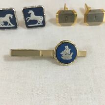 イヴサンローラン YSL Yves Saint Laurent ウェッジウッド WEDGWOOD タイピン カフス カフリンクス アクセサリー まとめ売り 7点 11 ア4643_画像2