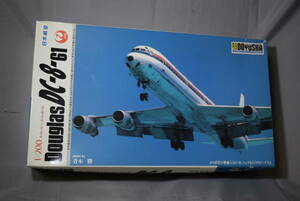 ■稀少絶版1/200　童友社(旧ニットーNITTO)ダグラスDC-8-61日本航空JAL【検】鶴丸 JAPAN AIRLINE Douglas