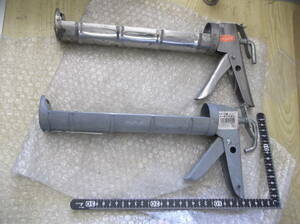  caulking gun stainless steel 2 ps together present condition delivery goods 