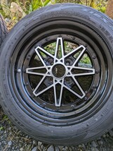 ワーク エクイップ 185/60R15 サクシードワゴンにて使用 プロボックス アルミホイール 中古 4本_画像5