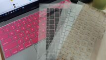 Macbook 12インチ用 キーボード防塵カバー シルバー 日本語_画像6