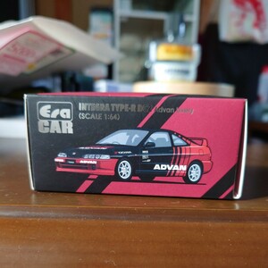 エラカー 1/64 ホンダ インテグラ DC2 　アドバン リバリー フィギア付き Era Car Intergra DC2