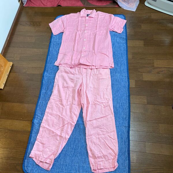 メンズ パジャマ 半袖 Lサイズ 古着